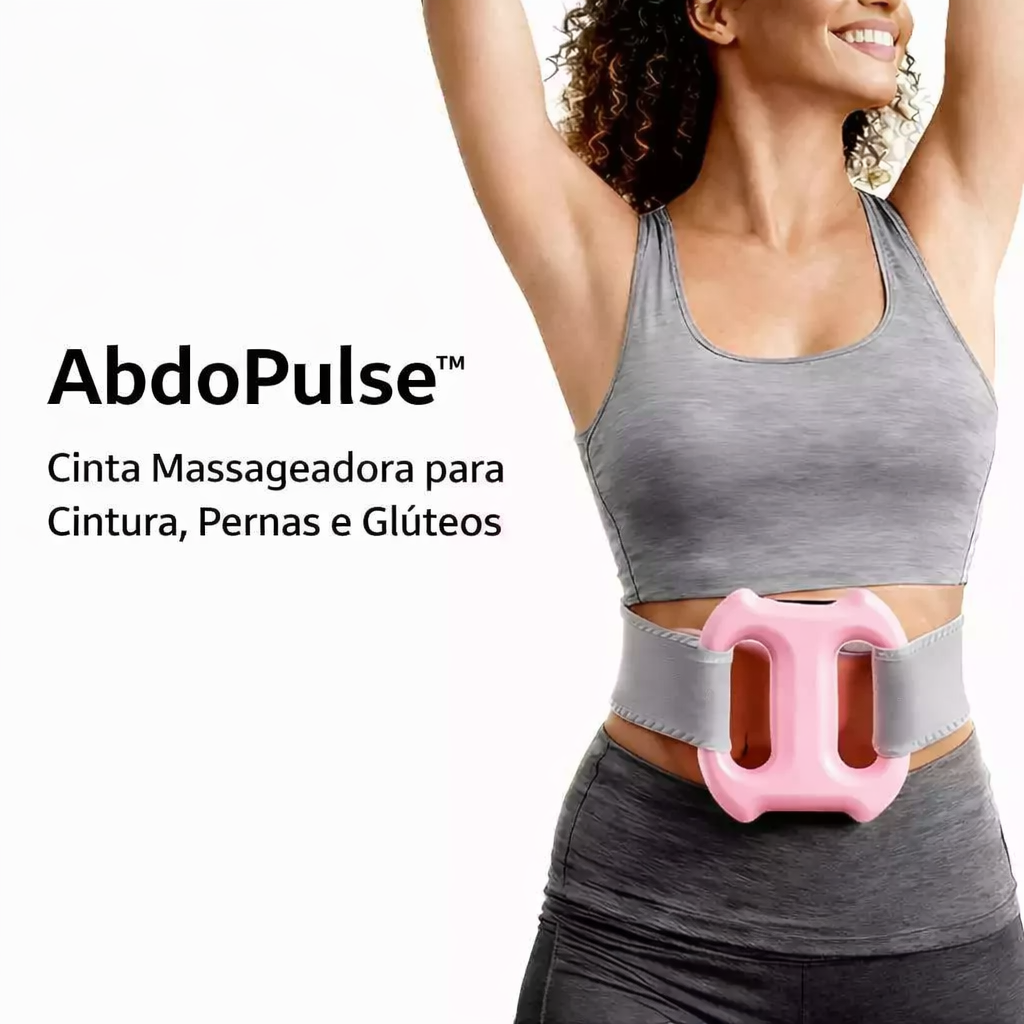 AbdoPulse™ – Cinta Massageadora Corporal para Cintura, Pernas e Glúteos + 5% Desconto