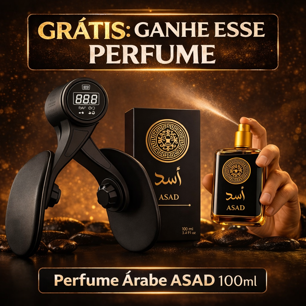 Exercitador Kegel com Contador Digital + Perfume Árabe Asad Grátis (ESGOTANDO RÁPIDO)
