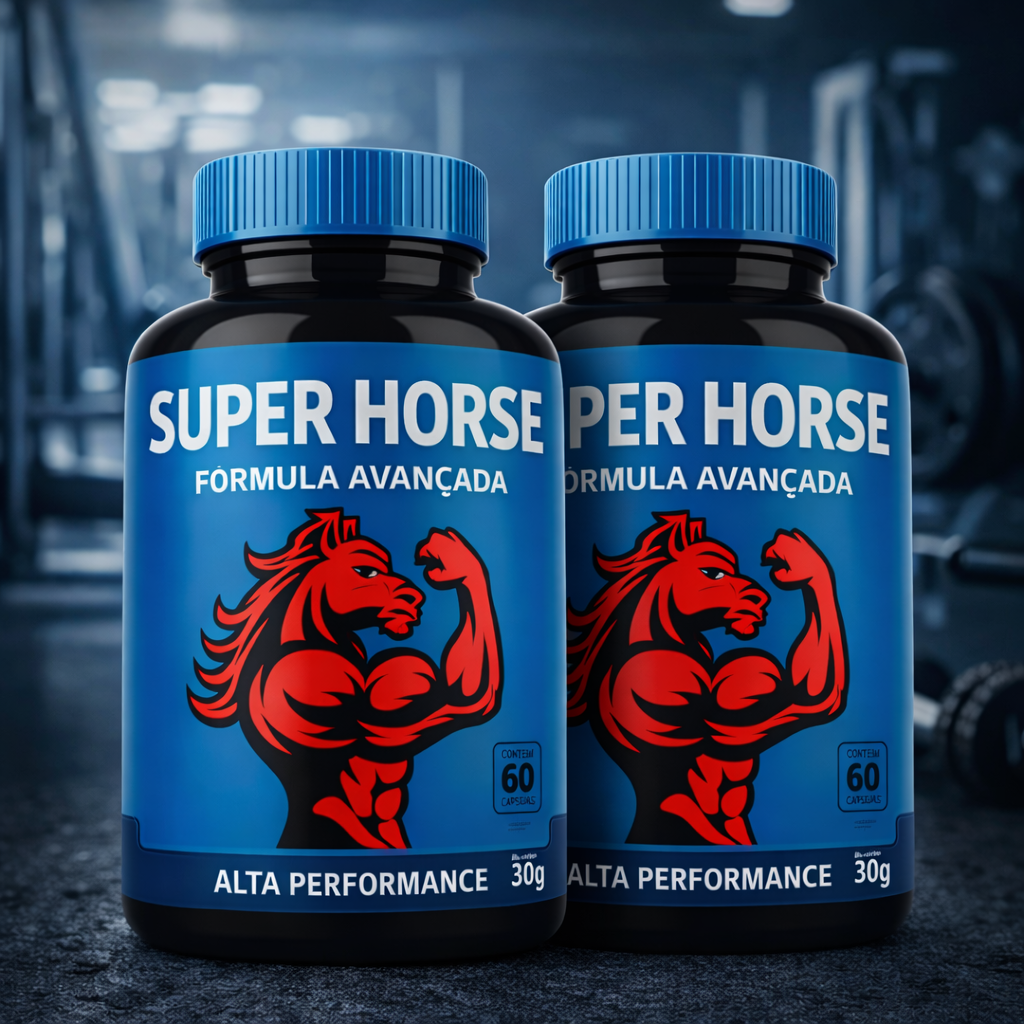 SUPER HORSE Original 500mg 60 Cápsulas Fórmula Avançada