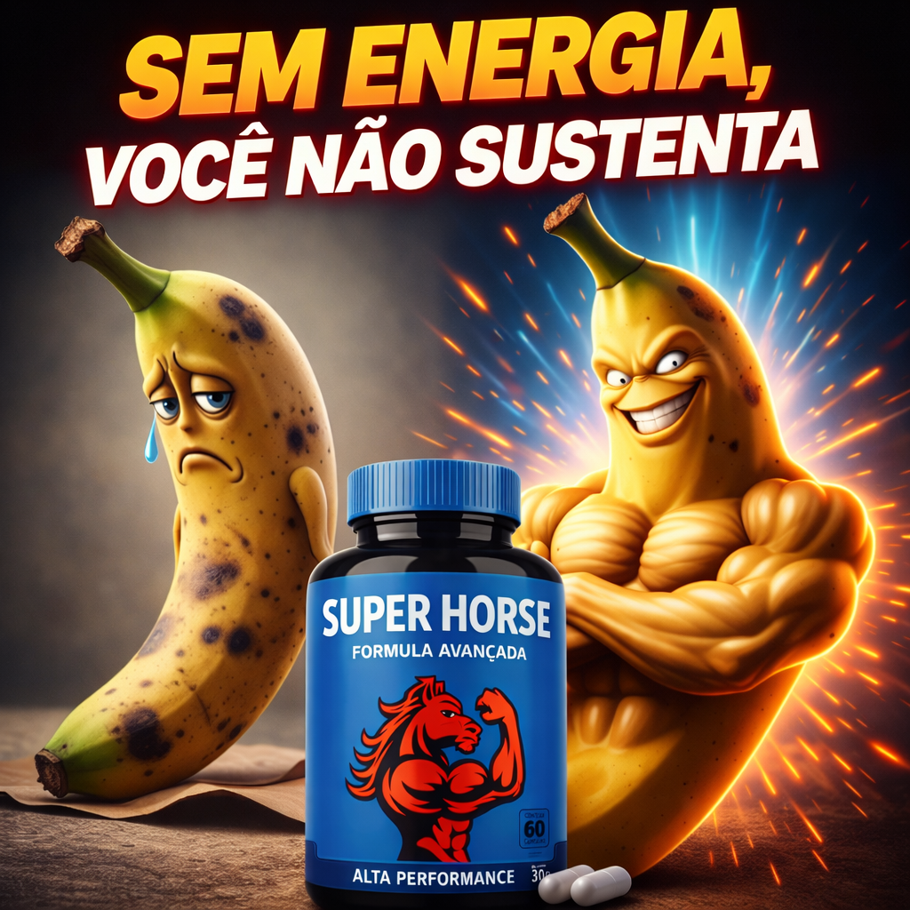 SUPER HORSE Original 500mg 60 Cápsulas Fórmula Avançada