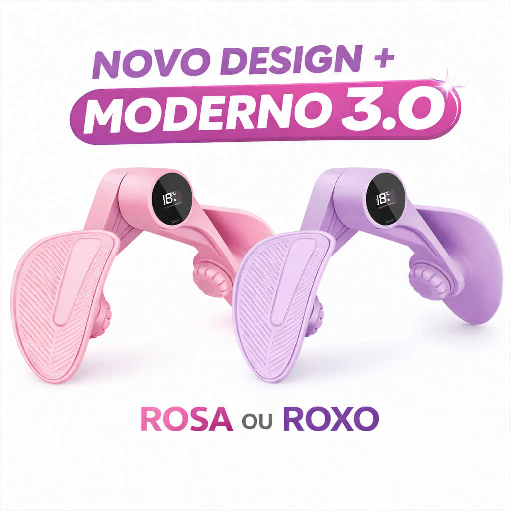 Exercitador Pélvico Inteligente Novo Modelo + Contador Digital - Fortaleça o Assoalho Pélvico em Casa | Últimas Unidades com Frete Promocional
