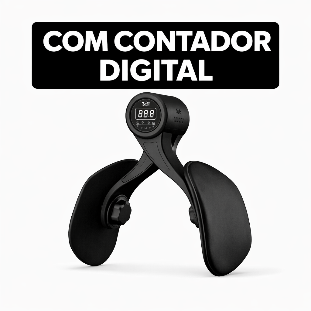 Exercitador Kegel com Contador Digital + Perfume Árabe Asad Grátis (ESGOTANDO RÁPIDO)