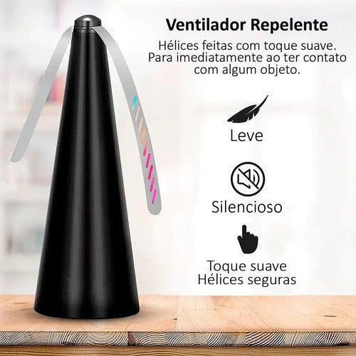 🪰 Ventilador Repelente de Moscas e Insetos – Proteção Inteligente para Suas Refeições
