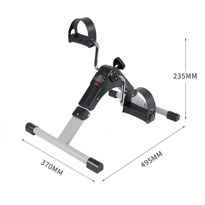 Mini Bike Ergométrica Pernas Braços Fisioterapia Cicloergometro Pedalinho Monitor LCD (Carga entre 1 a 40kg)